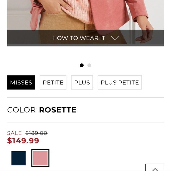 Talbot Velveteen Blazer - Picture 9 of 9